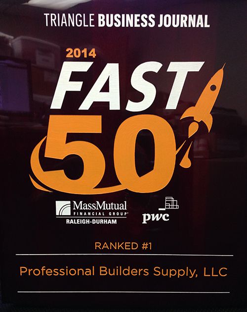 Triangle Business Journal Fast 50 2014
